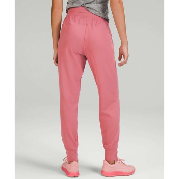 LULULEMON Ready to Rulu High-Rise Jogger Brier Rose Pink Sz 12 {U30} - Picture 2 of 7